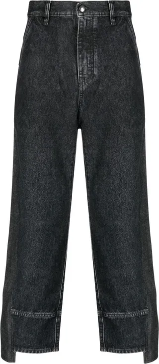 Tapered-Leg Denim Jeans