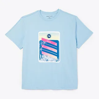 Big & Tall Sustainably Crafted Ocean Photo Graphic T-Shirt
