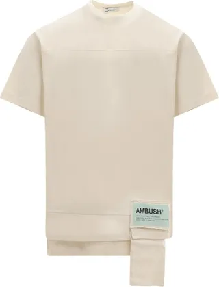 Ambushv Logo Patch Crewneck T-Shirt