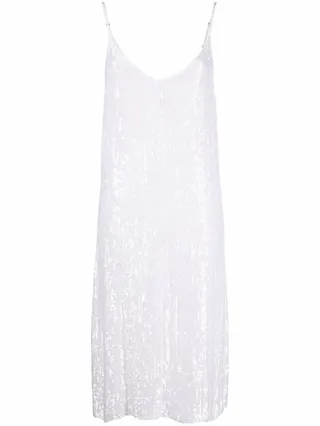 Sequined Slip Dress