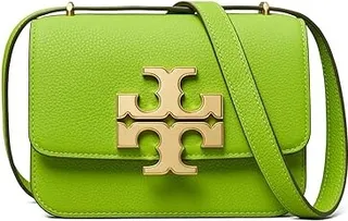 Tory Burch Eleanor Pebbled Small Convertible Shoulder Bag (Wheat Grass) Handbags