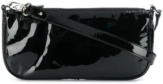 Black Patent Shoulder Bag