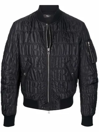 Quilted Bomber Jacket