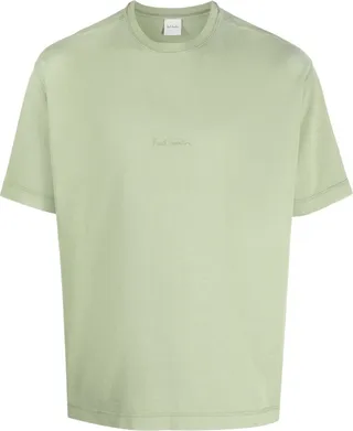 logo-print cotton T-shirt