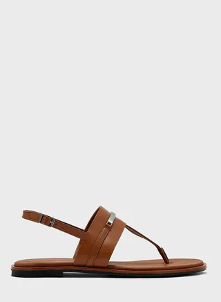 Almond Ankle Strap Sandals