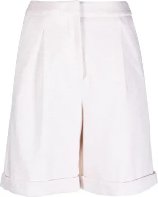 Straight-Leg Tailored Shorts