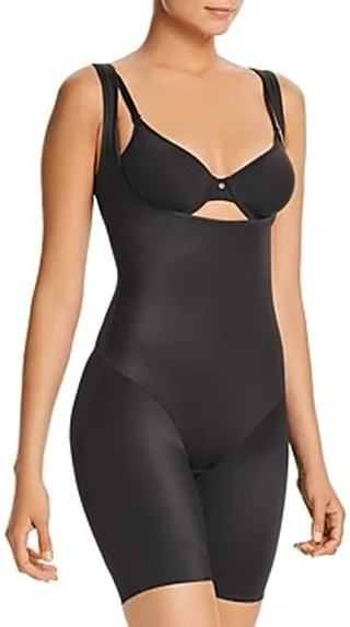 Tc Fine Intimates Torsette Thigh Slimmer Bodysuit with Shorts