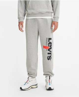 Levi's® Men's Relaxed Fit Tapered Sweatpants - Gray XXL
