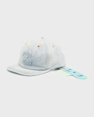 Men's Distressed Denim Arrows Baseball Cap