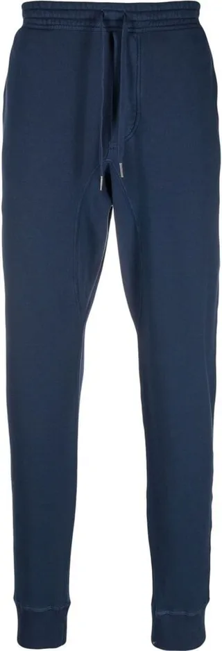 Drawstring Cotton Track Pants