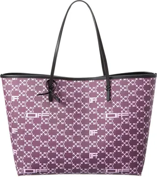 Off-White Day Off 40 Coated Canvas & Leather Tote
