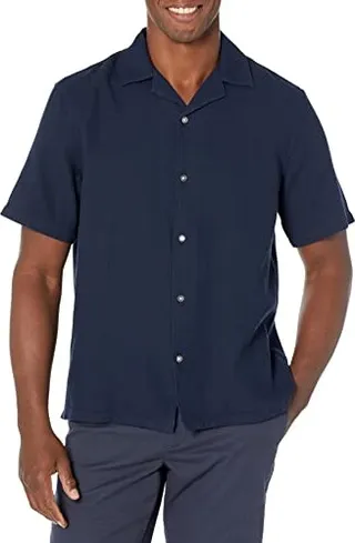 Club Monaco Men's SS CC Waffle Solid