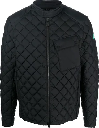 Quilted Bomber Jacket