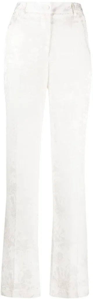 The Lover jacquard straight-leg trousers
