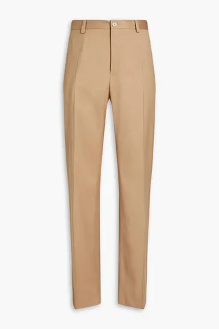 Herringbone wool pants