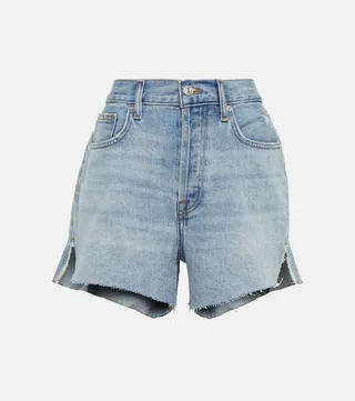 Easy Ruby high-rise denim shorts