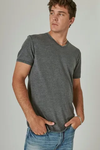 Venice Burnout Vee-Neck Tee