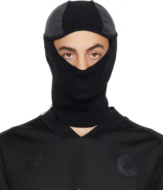 Y-3 Black Snood Balaclava