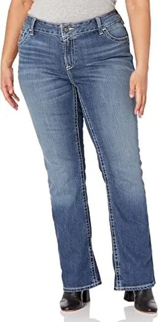 Ariat Female FR DuraStretch Entwined Boot Cut Jean Oceanside 24