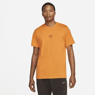 Men's Nike FC Barcelona Soccer T-Shirt in Orange