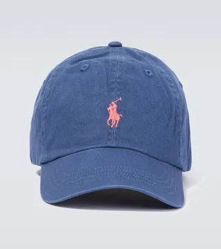 Embroidered cotton baseball cap