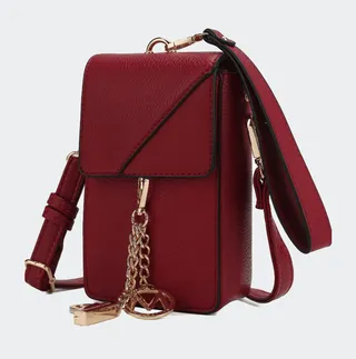 MKF Collection by Mia K Hannah Crossbody & Wristlet Handbag - Red
