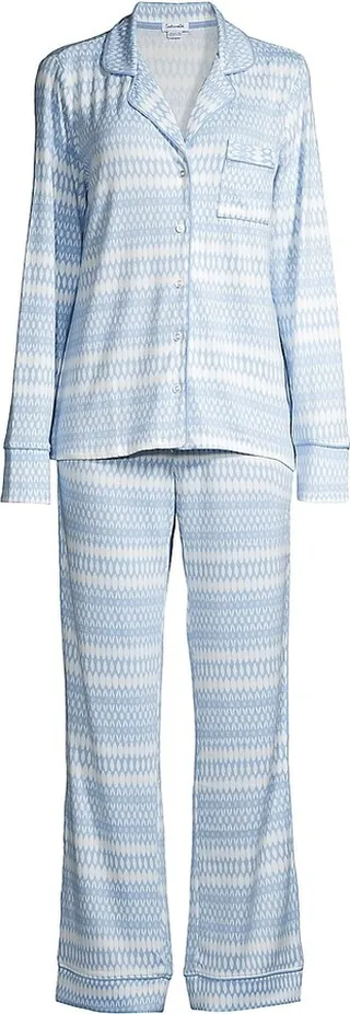 Fair-Isle Two-Piece Pajama Set