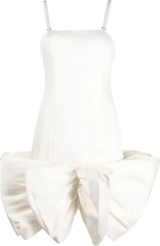 Leiza bow-detail dress