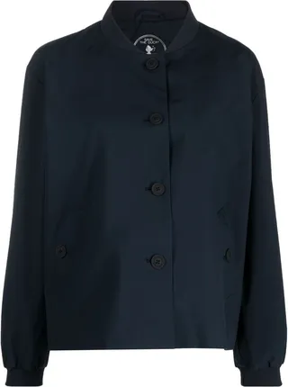 Logo-Print Bomber Jacket