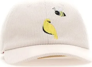 Thom Browne Corduroy Embroidered Detail Baseball Cap