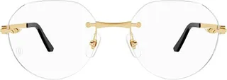 Cartier Round Frame Glasses