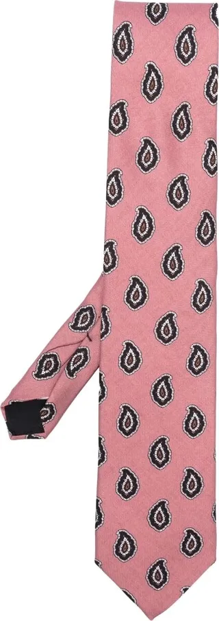 Paisley-Print Silk Tie