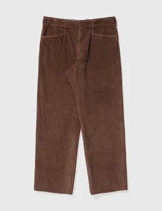 Corduroy Cropped Trousers