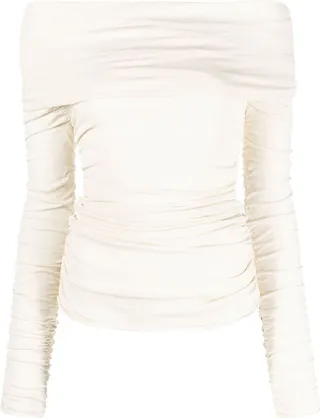 Off-Shoulder Long-Sleeve Top
