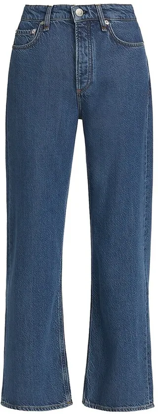 Logan Mid-Rise Featherweight Wide-Leg Jeans