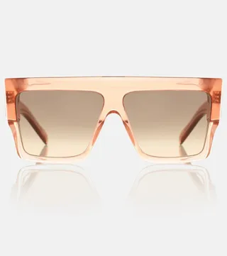 Flat-brow sunglasses