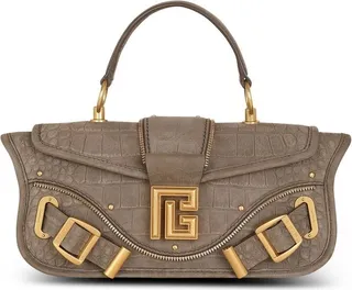 Blaze crocodile-effect shoulder bag