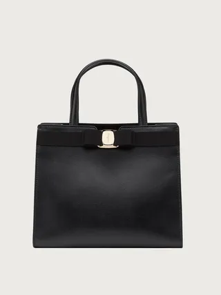 Ferragamo Women Vara Bow top handle Black