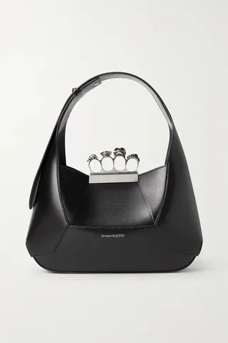 Alexander McQueen - Jewelled Embellished Leather Tote - Black