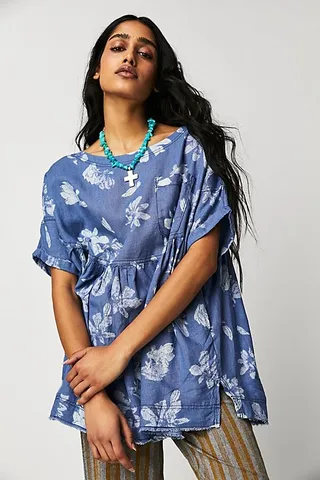 Moon City Printed Tee by Free People
