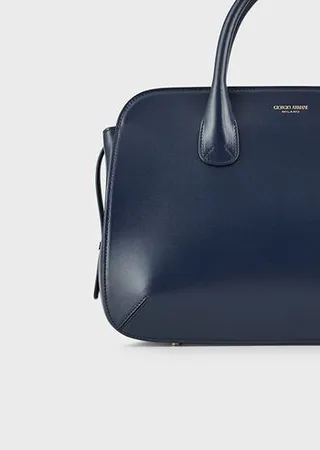 Large La Prima tote bag in palmellato leather