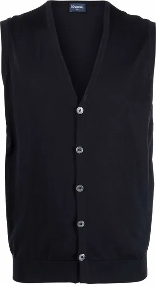 sleeveless V-neck vest