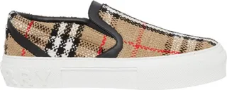 Burberry Check Slip-On Sneakers