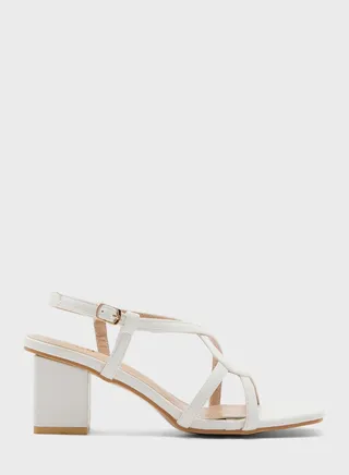 Cross Over Ankle Strap Sandal