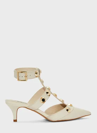 Ankle Strap Low Heel Sandals
