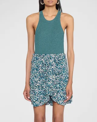 Merry Rib Racerback Tank Top