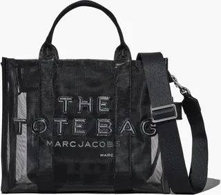 The Mesh Medium Tote Bag - Blackout