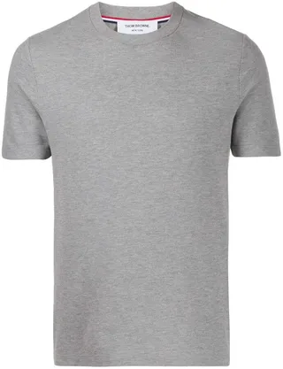 4-Bar insert piqué T-shirt