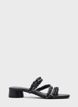 Multi Strap Low Heel Sandals