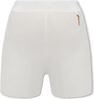 Jacquemus Charm Logo Knit Shorts